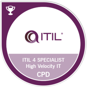 Formation ITIL® 4 Specialist High-velocity IT
